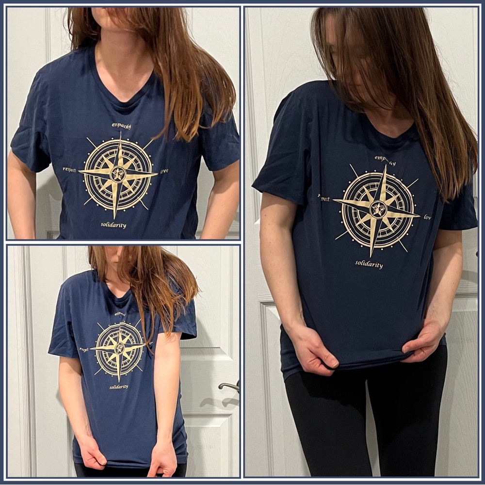 Vegan Empathy Respect Love Solidarity Shirt Large